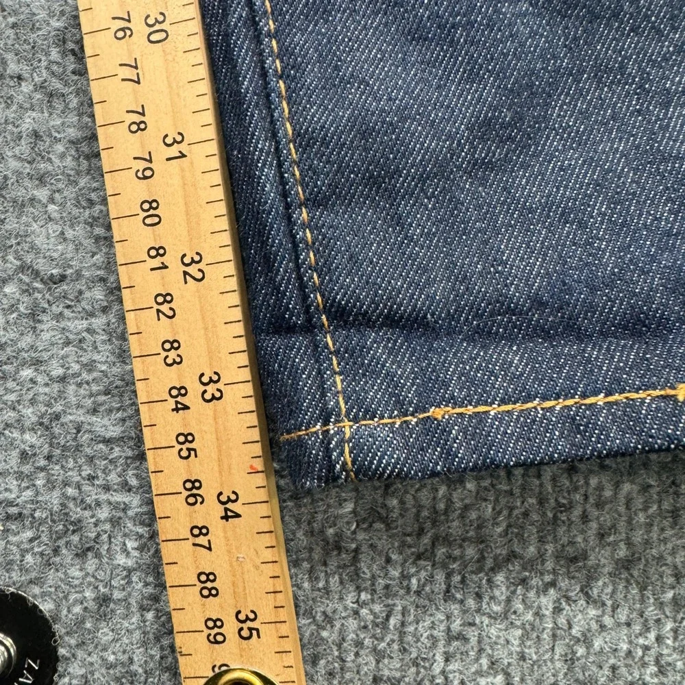 Levi's 501 Original Fit Jeans Mens 38x34 Dark Wash Indigo Denim Workwear